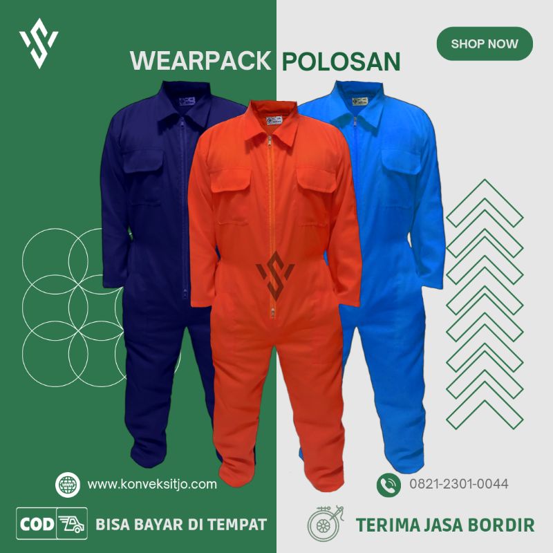 Jual Wearpack Safety Wearpack Bengkel Baju Seragam Kerja Katelpak