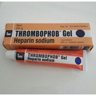 Jual Thrombophob 20 Gram Gel Thrombogel 10 Gr Gel Salep Memar Bengkak