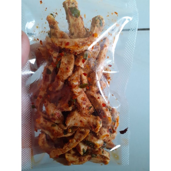 Jual Basreng Pedas Daun Jeruk Cemilan Pedas Viral Kekinian Murah