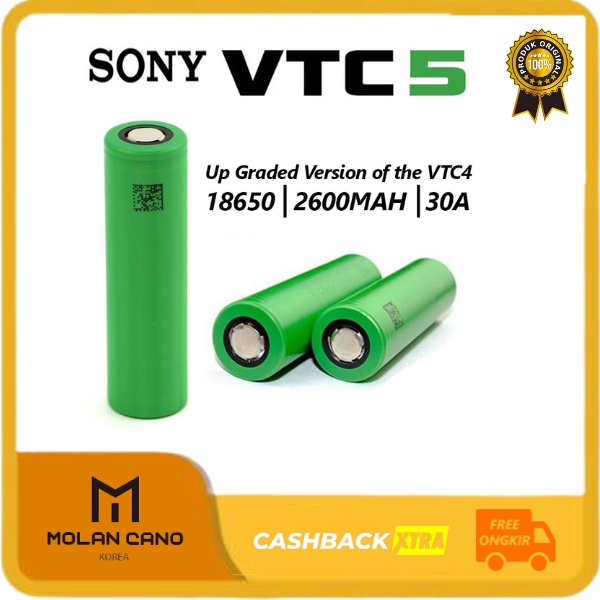 Jual Baterai Sony Vtc Original Imr Batre Authentic Vtc