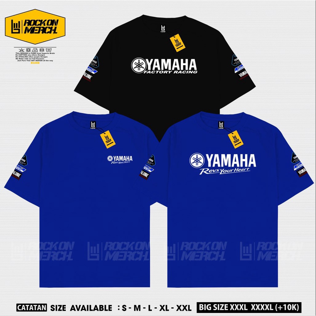 Jual Kaos Baju Yamaha Revs Your Heart Factory Racing Semakin Di Depan