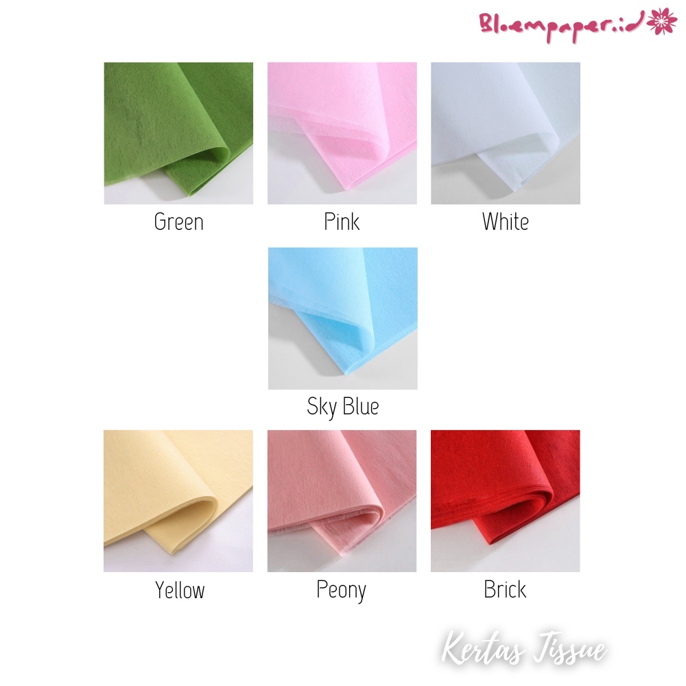 Jual Flower Wrapping Kertas Tissue Lembar Flower Paper Kertas