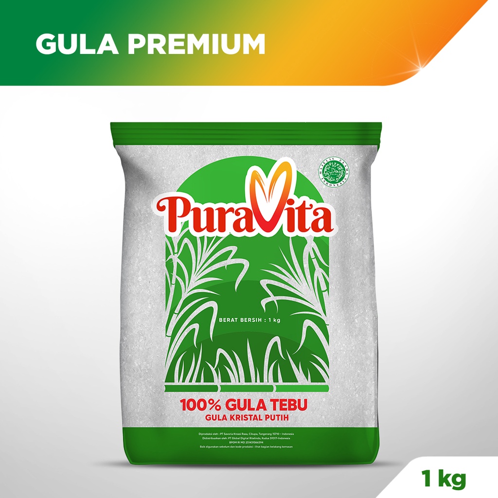 Jual Gula Pasir Putih Puravita Kg Shopee Indonesia