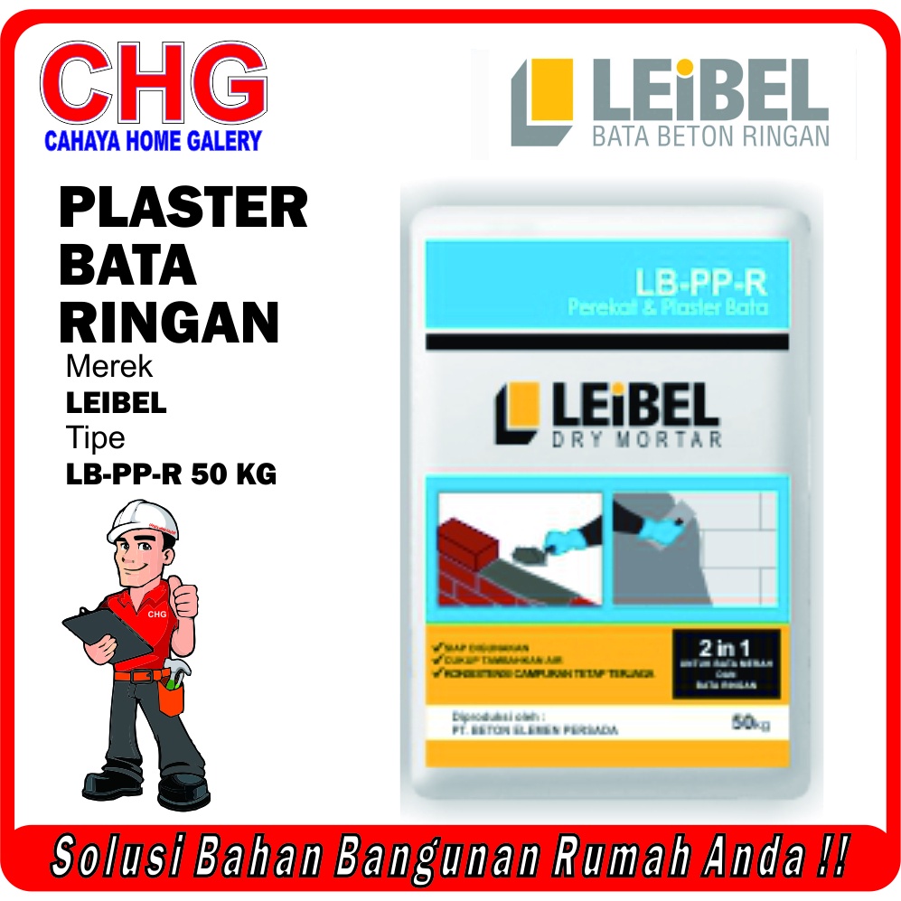 Jual Leibel Semen Mortar Perekat Plester Bata Ringan Kg Hebel Lb Pp