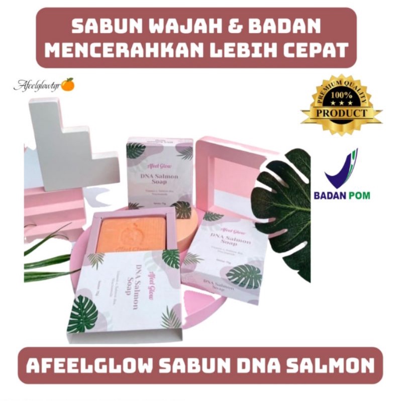 Jual Afeel Glow Brightening DNA Salmon Soap Shopee Indonesia