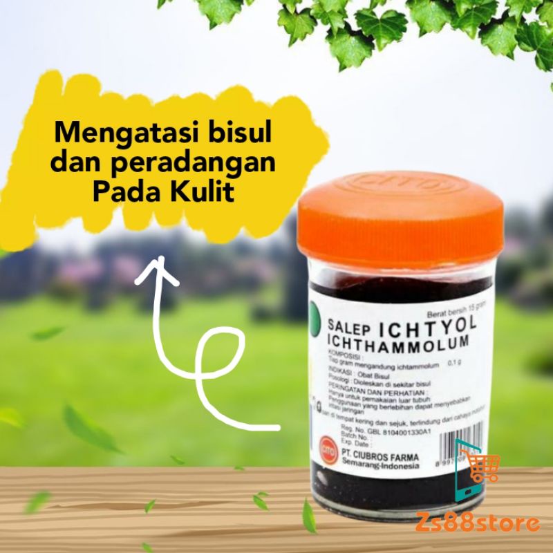 Jual Salep Ichtyol Salep Bisul Salep Hitam Gr Shopee Indonesia