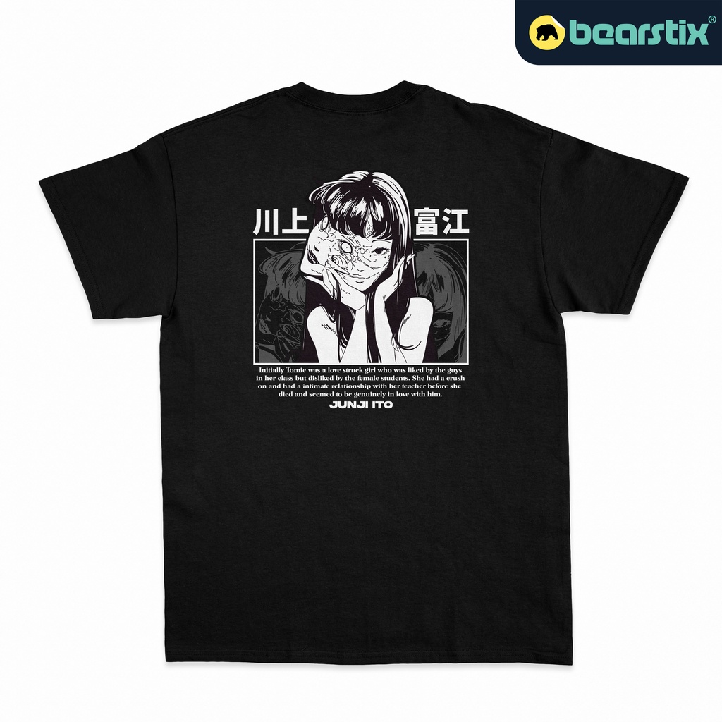 Jual Bearstix Tshirt Junji Ito Kaos Tomie Kawakami Kaos Manga