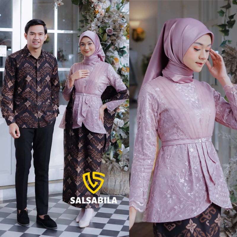 Jual BATIK KEBAYA COUPLE MODERN KEBAYA LAMARAN TUNANGAN KEBAYA WISUDA