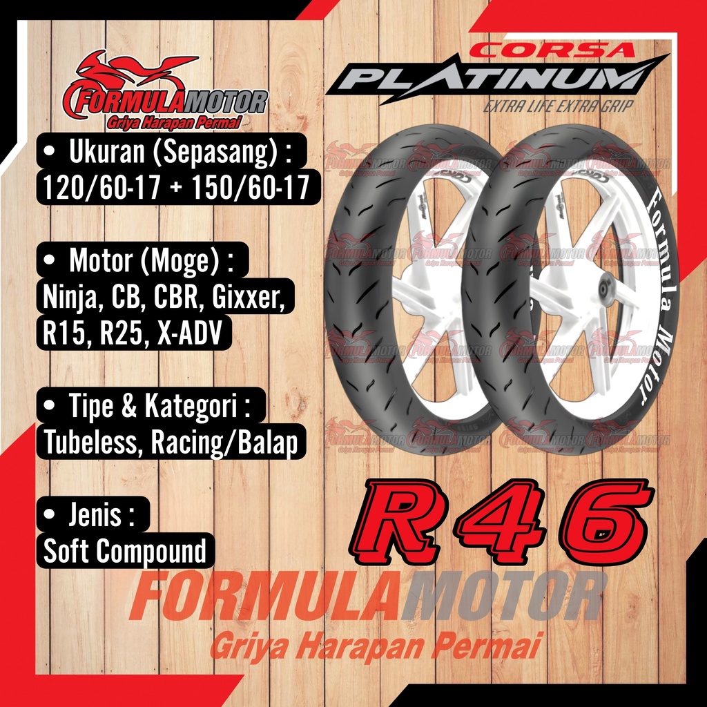 Jual Ban Corsa Platinum R Racing Compound