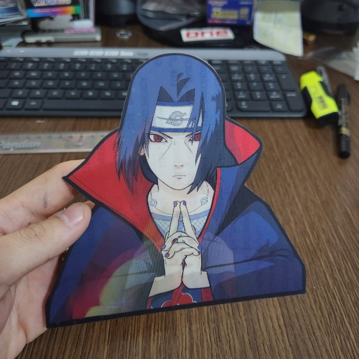 Jual Stiker D Motion Lenticular Anime D Naruto Itachi Uchiha