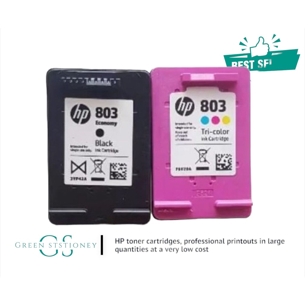 Jual PAKET TINTA RECYCLE HP 803 BLACK COLOUR 1 SET Shopee Indonesia