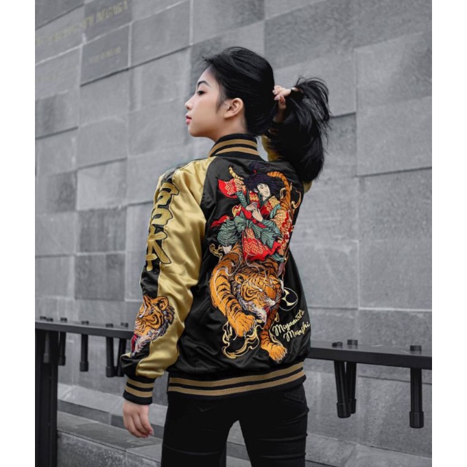 Jual Sukajan Jacket Memphis Origins Musashi Black Shopee Indonesia