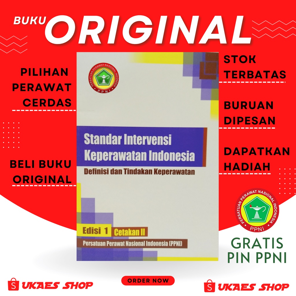 Jual ORIGINAL Buku SIKI PPNI Edisi 1 Cetakan 2 2018 Terupdate Buku