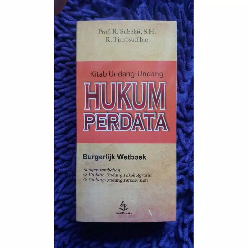 Jual Kitab Undang Undang Hukum Perdata By Subekti Shopee Indonesia