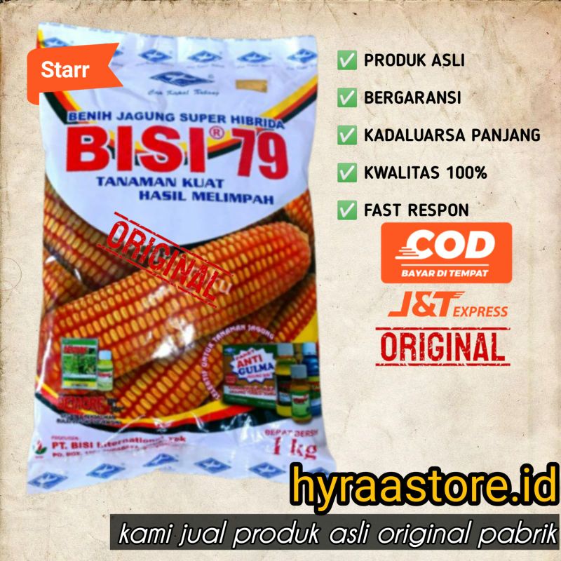 Jual Benih Jagung Bisi 79 Tongkol 2 Kemasan 1 Kg Kadaluarsa April