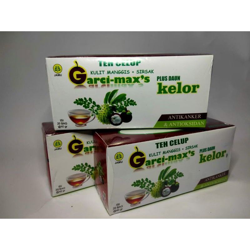 Jual Teh Celup Herbal Garci Max S Kulit Manggis Daun Sirsak Dan Plus