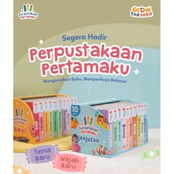 Jual Paket Buku Perpustakaan Pertamaku Grow The Seed Buku Bayi Dan