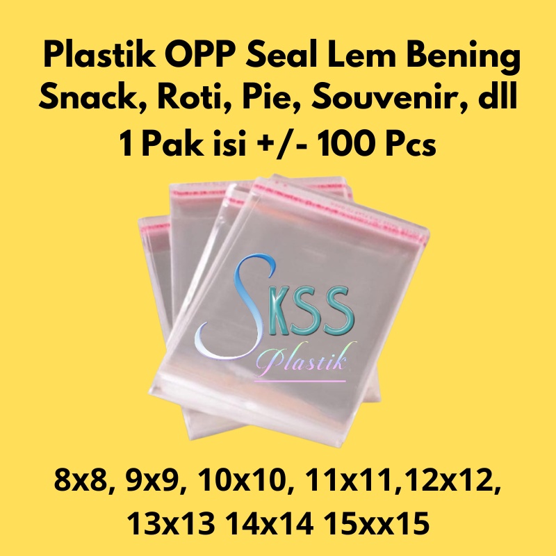 Jual Plastik Opp Seal Lem Roti Pie Snack Souvenir X X X X