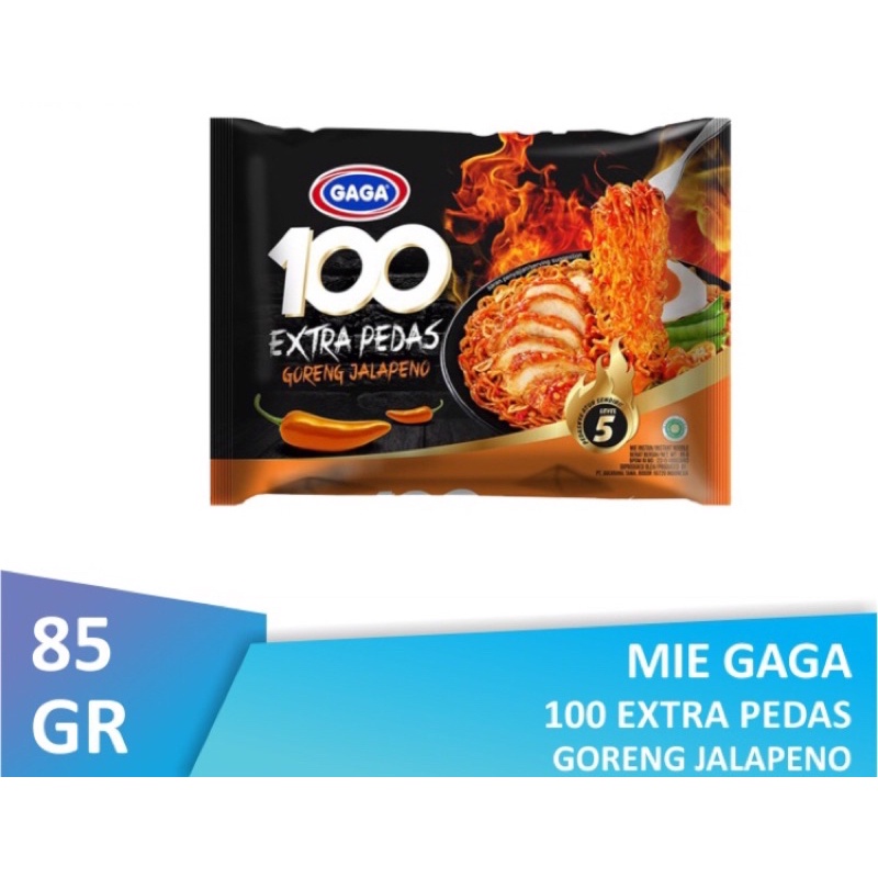 Jual Mie Gaga 100 Ekstra Pedas Kuah Goreng Jalapeno Shopee Indonesia