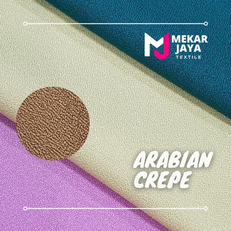 Jual Kain Arabian Crepe Premium Original Kain Moscrepe Premium