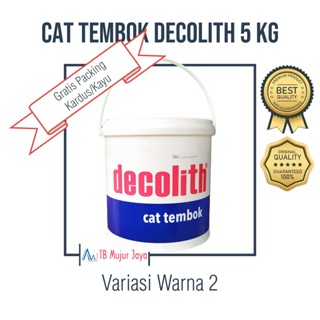 Jual DECOLITH Cat Tembok 5 Kg Variasi Warna 2 READY SEMUA WARNA