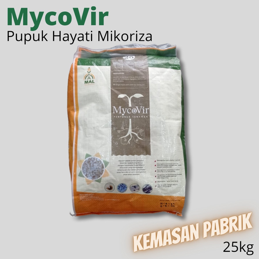 Jual MycoVir Mikoriza 25 Kg Pupuk Hayati Penyubur Tanah Tanaman Subur