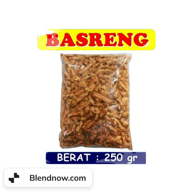 Jual Basreng 250 Gram Pedas Daun Jeruk Baso Goreng Original Sultan