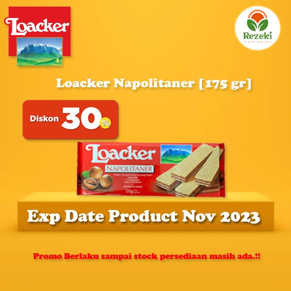 Jual Loacker Wafer Napolitaner Gr Shopee Indonesia