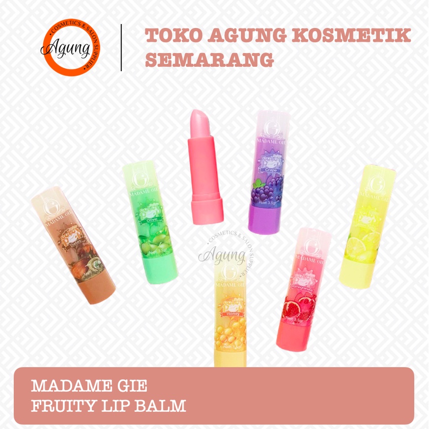 Jual Madame Gie Color Pop Lip Balm Fruity Series Shopee Indonesia