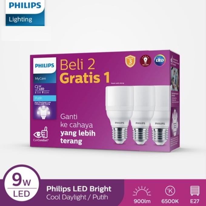 Jual Lampu Philips Led Bright Putih W Watt Multipack Isi