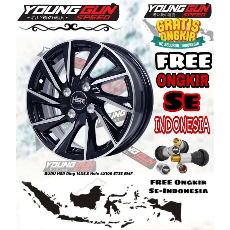 Jual Velg Racing R Hsr Buru Velg Mobil Ring Brio Ayla Agya Sigra