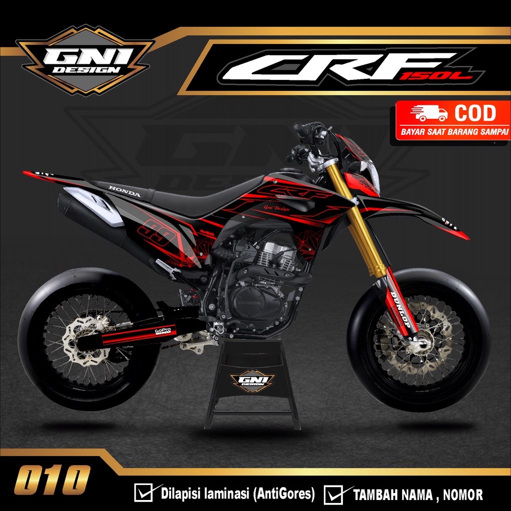 Jual Bisa Cod Decal Stiker Dekal Sticker Crf L Variasi Lis