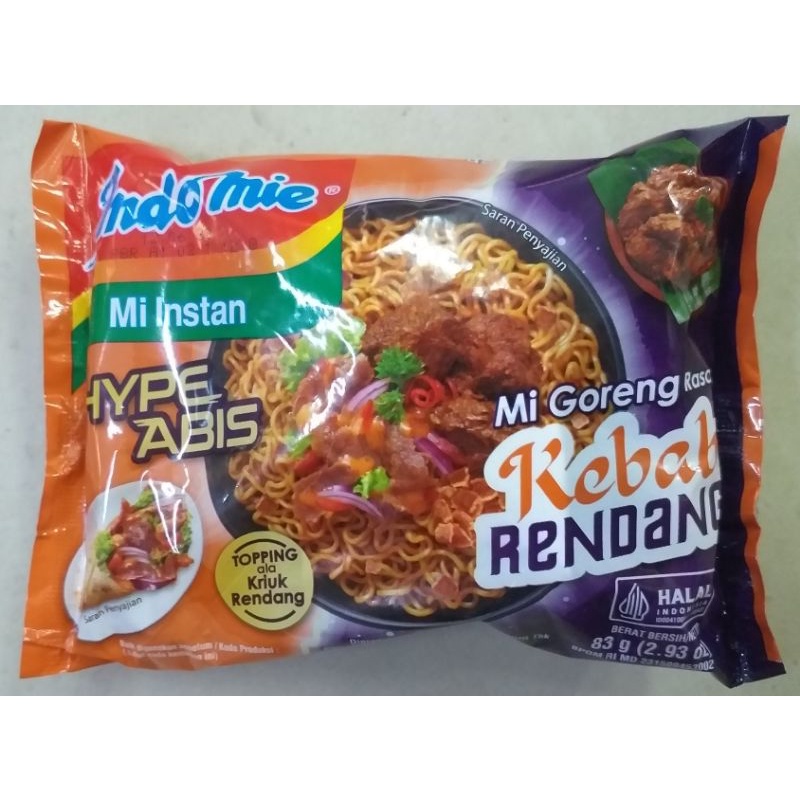 Jual Kz Indomie Goreng Rasa Kebab Rendang G Topping Ala Kriuk