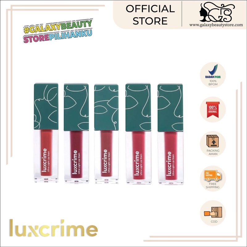 Jual LUXCRIME ULTRA LIGHT LIP STAIN LIP CREAM LUXCRIME ALL VARIAN