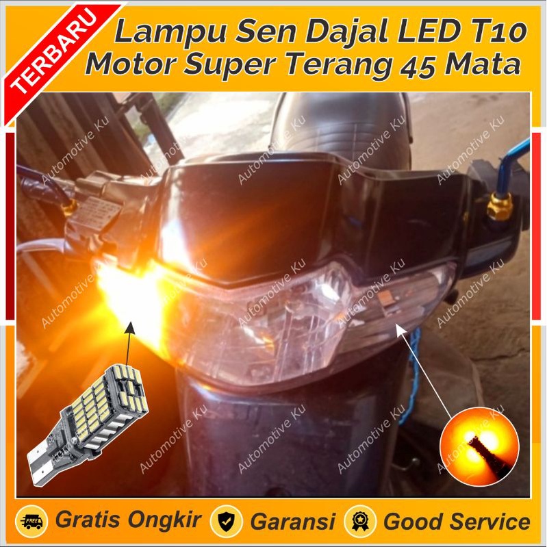 Jual Lampu Sen Dajal Dajjal Motor T T Led Super Bright Mata