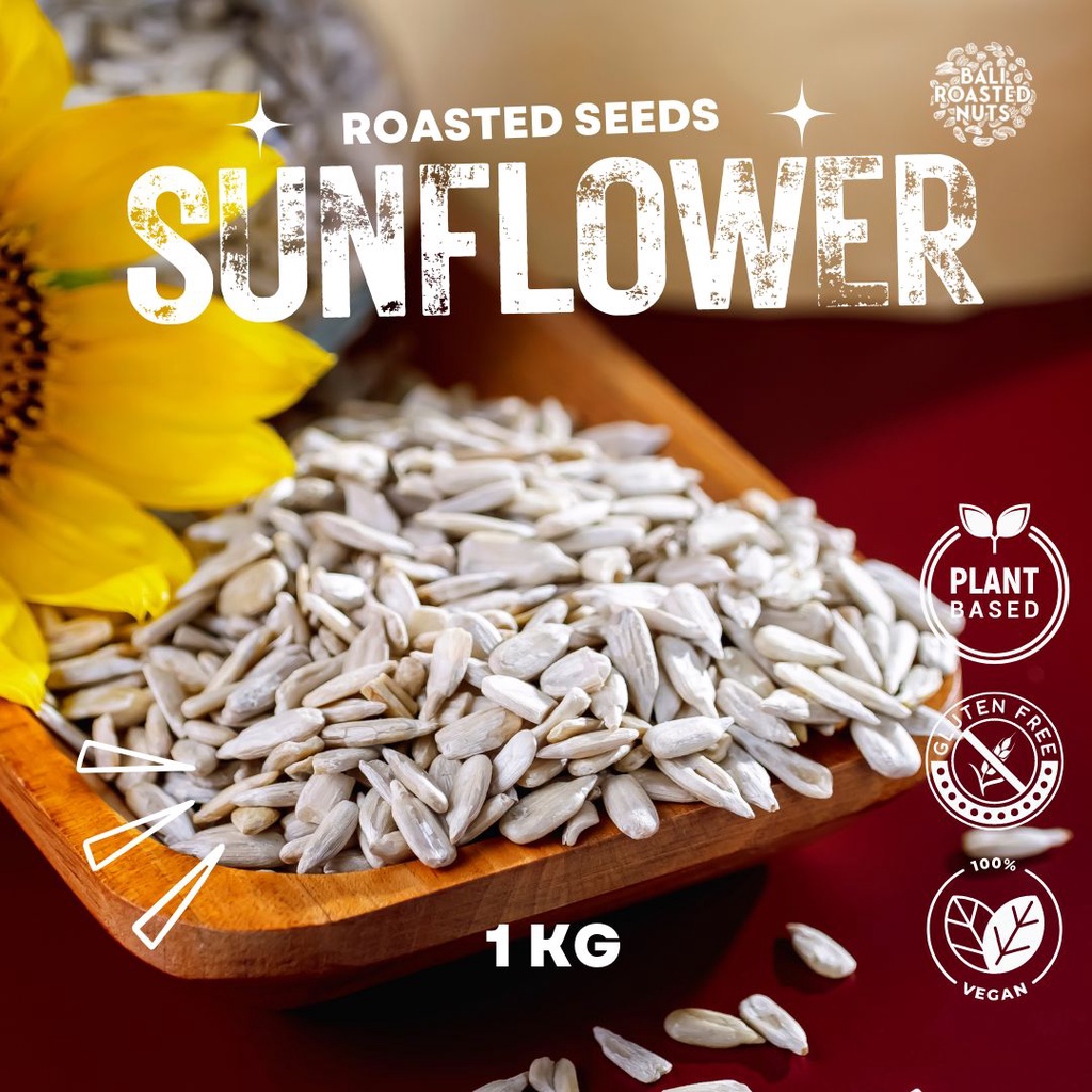 Jual Roasted Sunflower Seeds Biji Bunga Matahari 1kg Shopee Indonesia