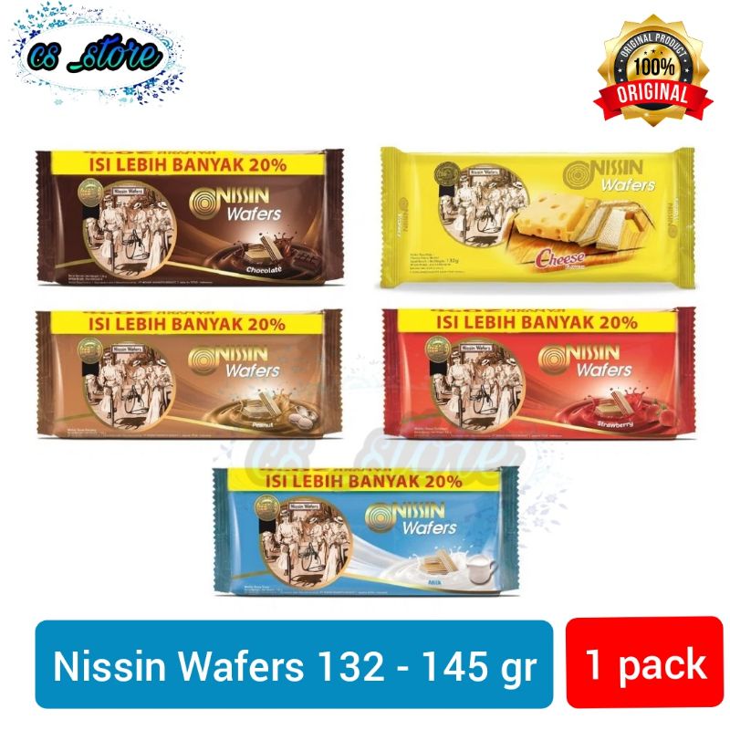 Jual Nissin Wafer 132 145 Gr Shopee Indonesia