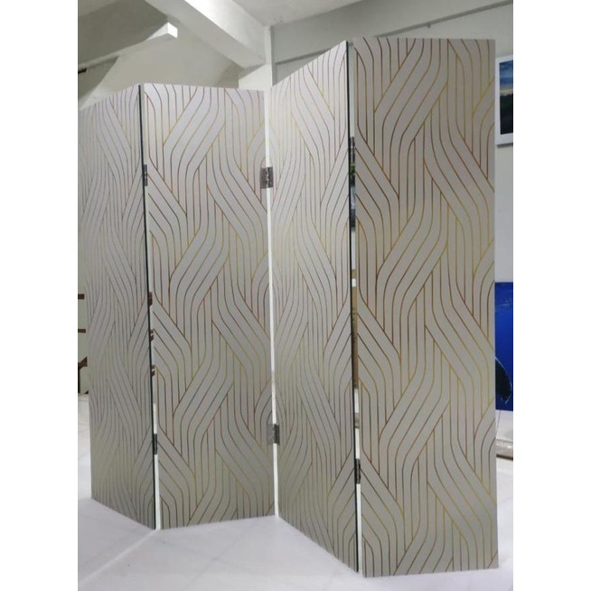 Jual Partisi Ruangan Sketsel Room Divider Partisi Lipat Golden Art