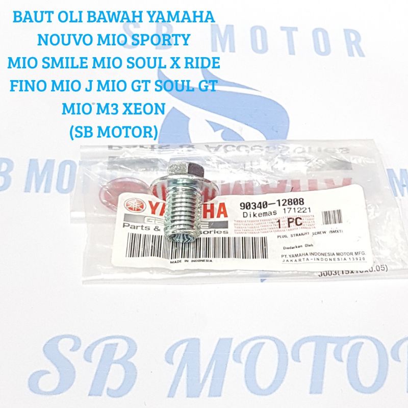 Jual BAUT OLI TUTUP OLI BAWAH YAMAHA MIO SPORTY MIO SMILE MIO SOUL MIO