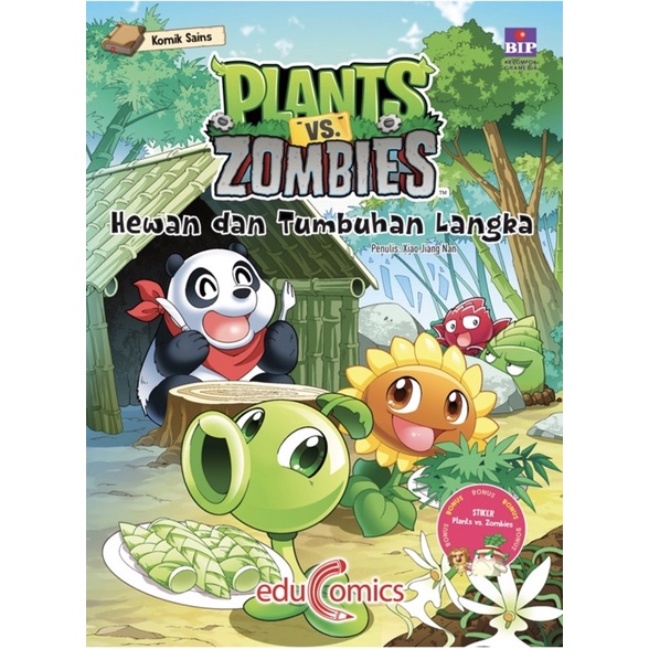 Jual Buku Komik Plants Vs Zombies Hewan Dan Tumbuhan Langka Shopee