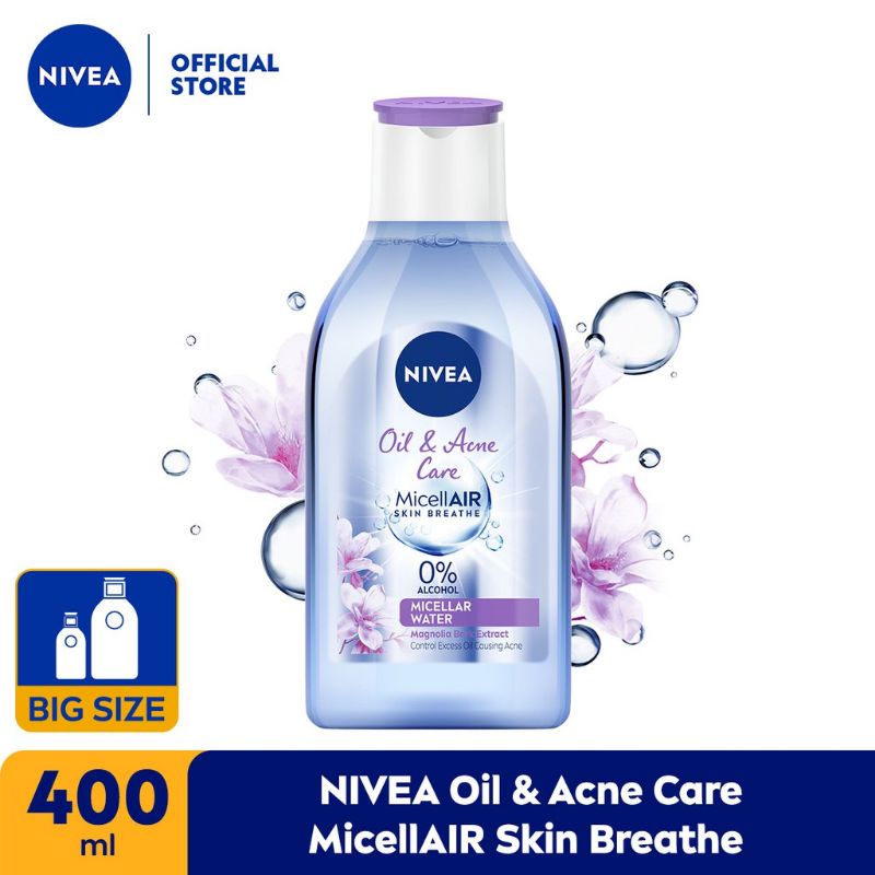 Jual NIVEA Oil Acne Care MicellAIR Micellar Water 400ml Shopee