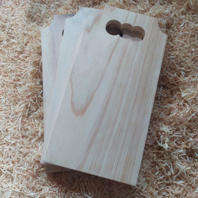 Jual Telenan Kayu Ukuran 15x30 Cm Wooden Cutting Board Shopee Indonesia