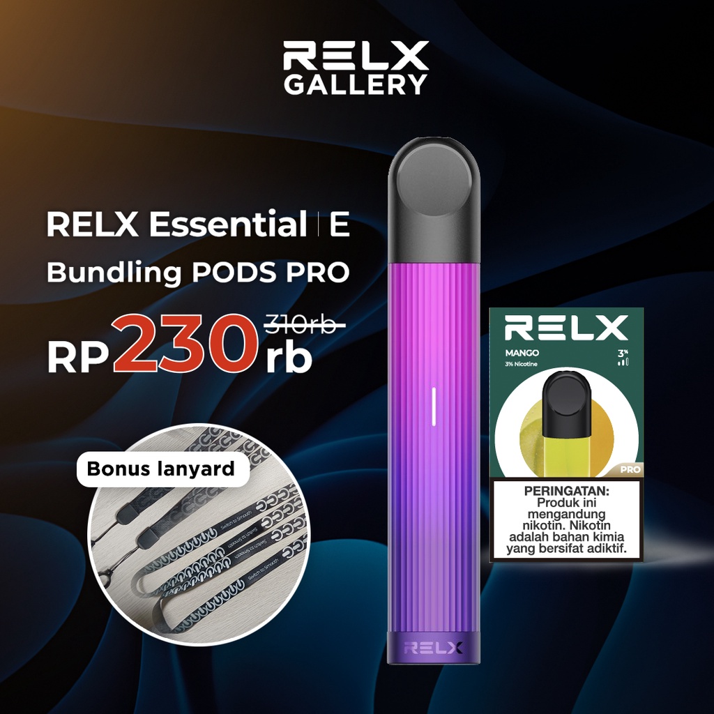 Jual Relx Essential Bundling Neon Purple Shopee Indonesia