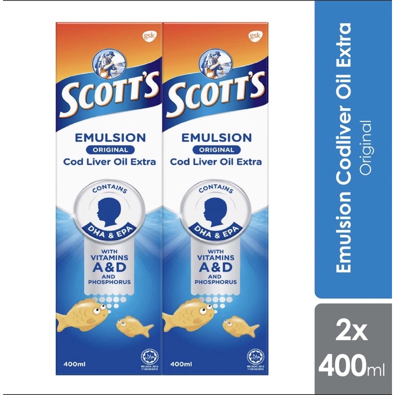 Jual Scotts Emulsion Orange Original Ml X Shopee Indonesia