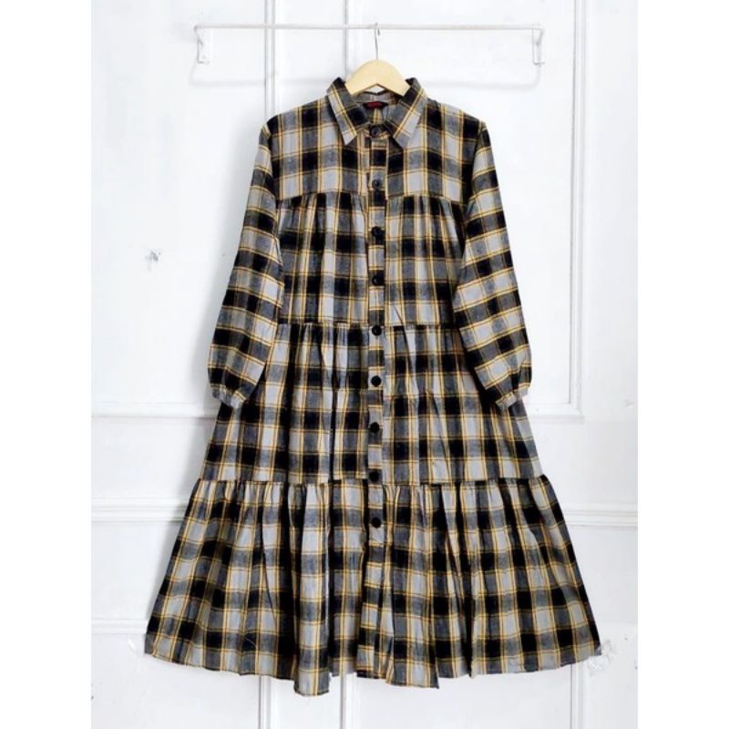 Jual Midi Dress Flanel Shopee Indonesia