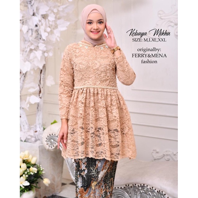 Jual Set Kebaya Mikha Kebaya Wisuda Kebaya Nikahan Seragam Nikahan Baju