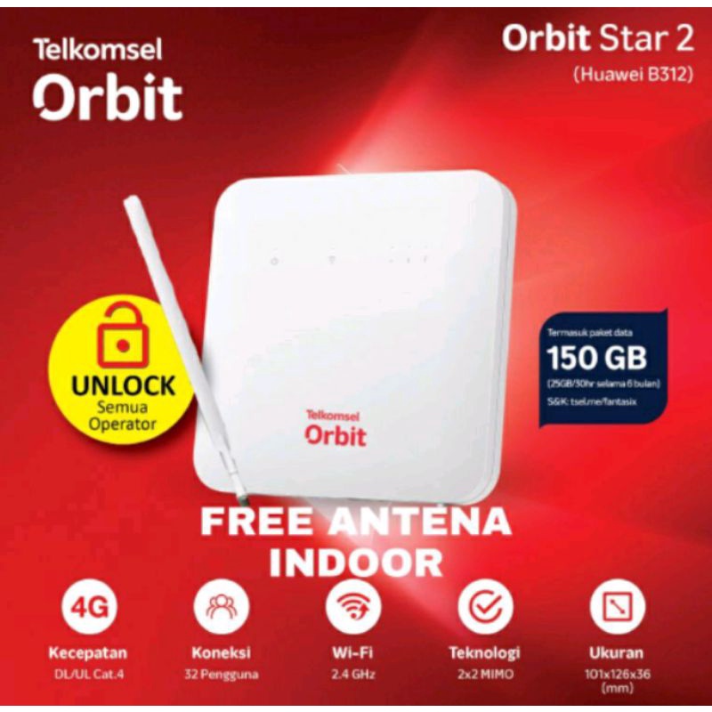 Jual Telkomsel Orbit Star Bonus Free Kouta Gb Shopee Indonesia