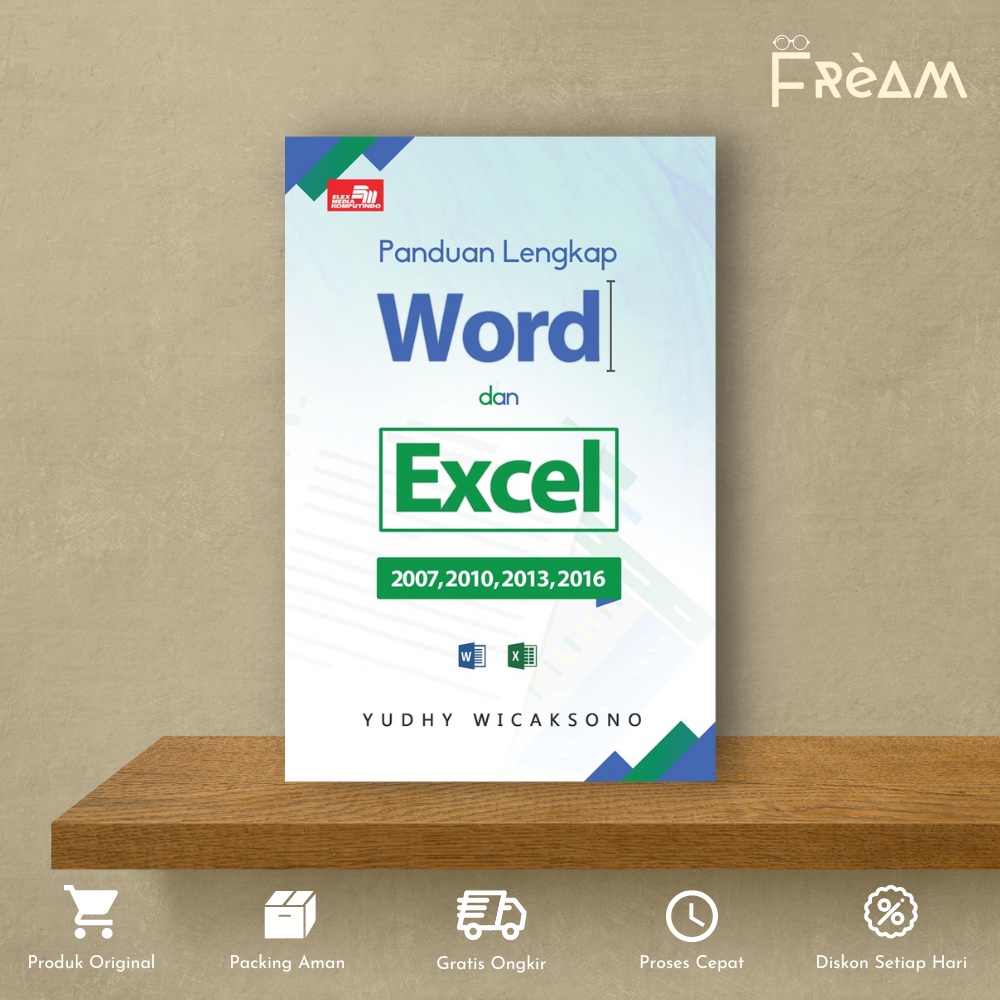 Jual Buku Komputer Panduan Lengkap Word Dan Excel