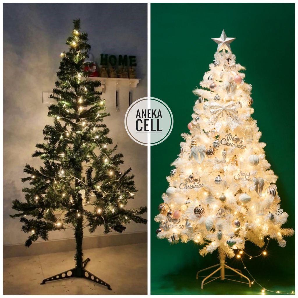 Jual 210cm 180cm Pohon Natal Christmas Tree Besar Pohon Terang Cemara