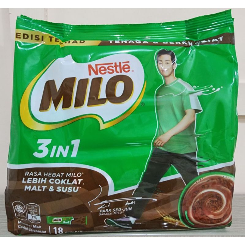 Jual Milo 3in1 Malaysia Sacet Minuman Malt Coklat Berkhasiat Shopee